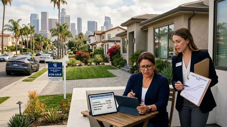 A realistic los angeles residential scene showing 34d3d45905