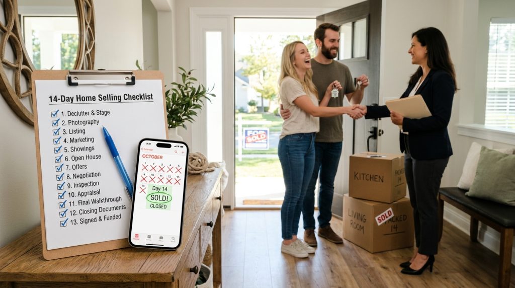 The No-Stress Checklist for Selling Your House in 14 Days 19 The No-Stress Checklist for Selling Your House in 14 Days