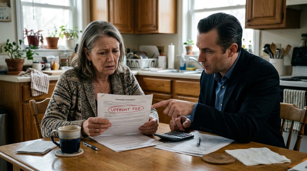 Why You Should Never Pay an Upfront Fee to a Home Buyer