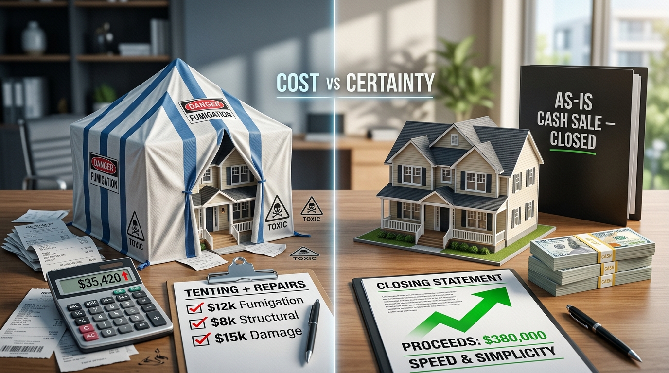 Hidden Costs That Most Sellers Do Not Plan For

The sticker price on the fumigation quote is never the full story. There are extra costs that pile on top that pest control companies do not always highlight upfront. I have talked to a lot of sellers who got surprised by these.