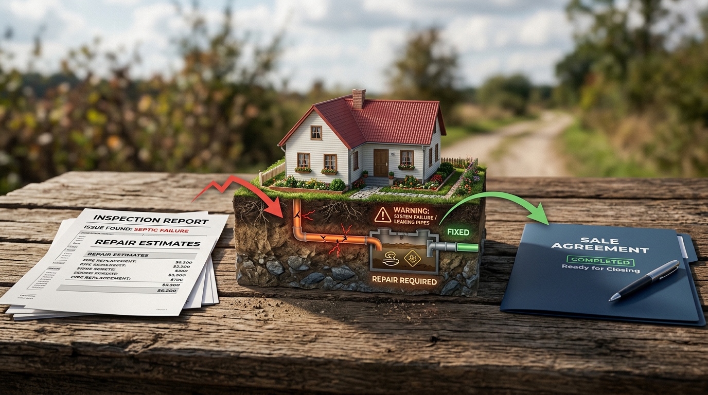 Your Real Options as a Seller With a Failed Septic System