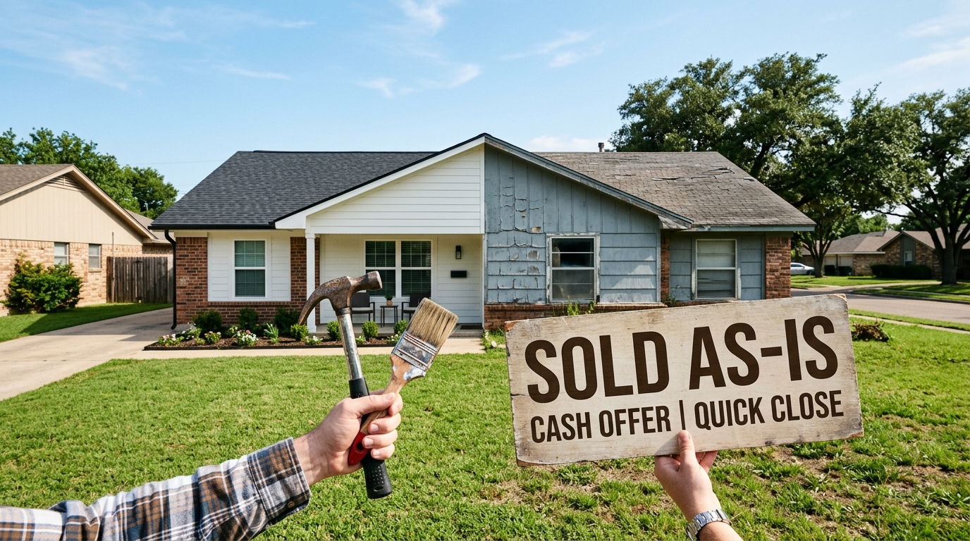 What Selling a House As-Is Actually Means in Dallas