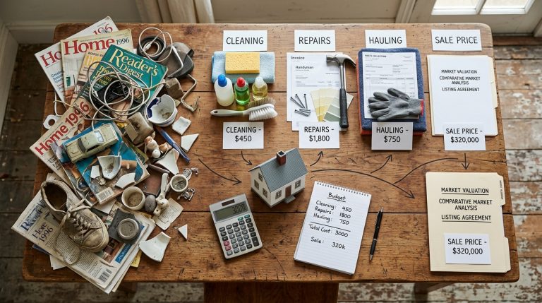 Selling a House After a Hoarder Eviction and the Cleaning Math