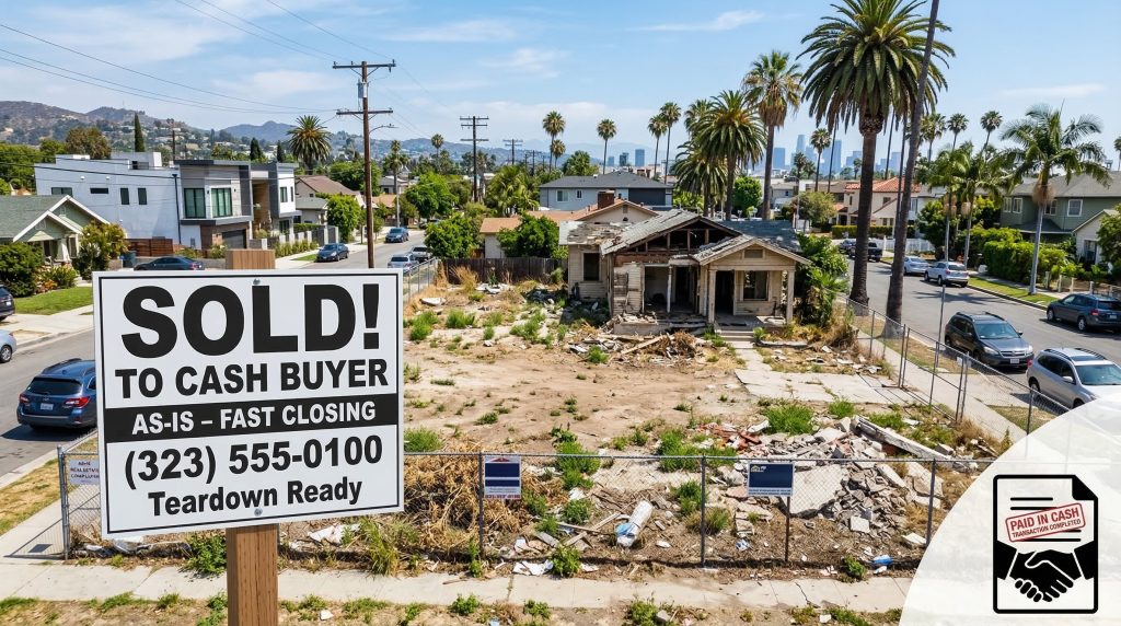 How to Sell a Vacant Lot or Teardown in the LA 15-Mile Radius