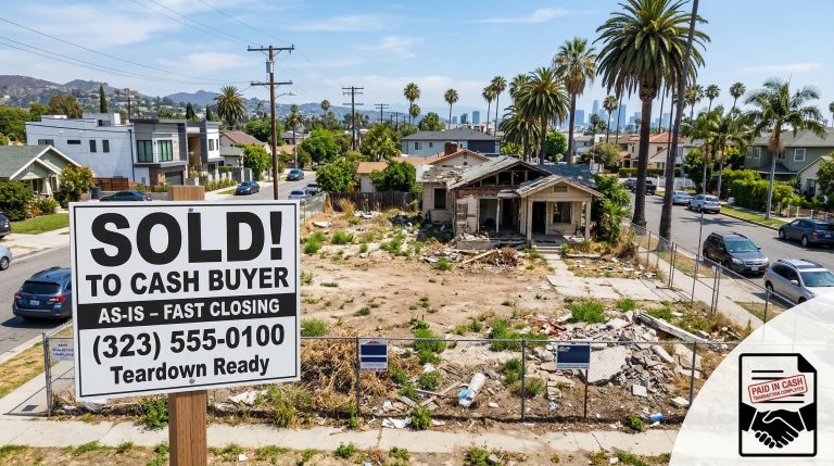 How to Sell a Vacant Lot or Teardown in the LA 15-Mile Radius