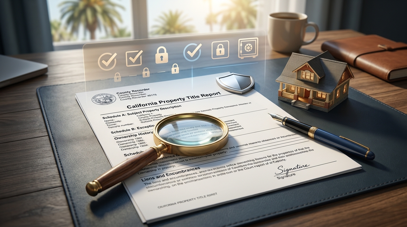 What the Title Report Can Reveal