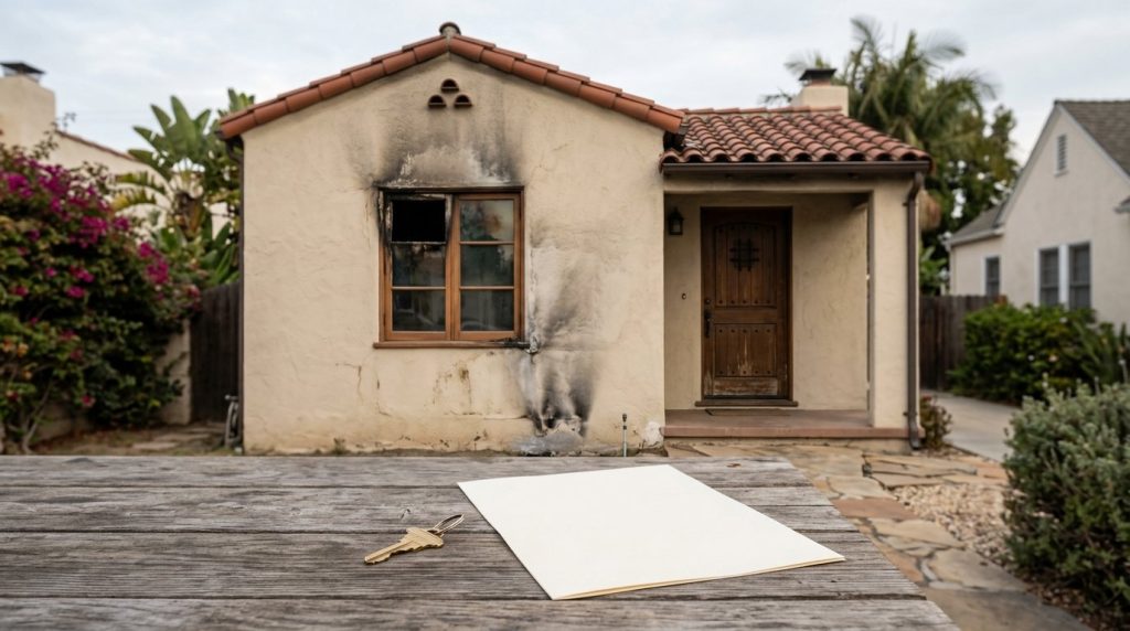 Selling a Fire Damaged or Water Damaged Home in the LA Area