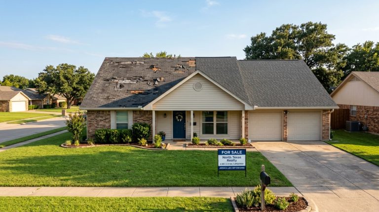 Selling a House with Roof Damage in North Texas: Repair or Sell As-Is?