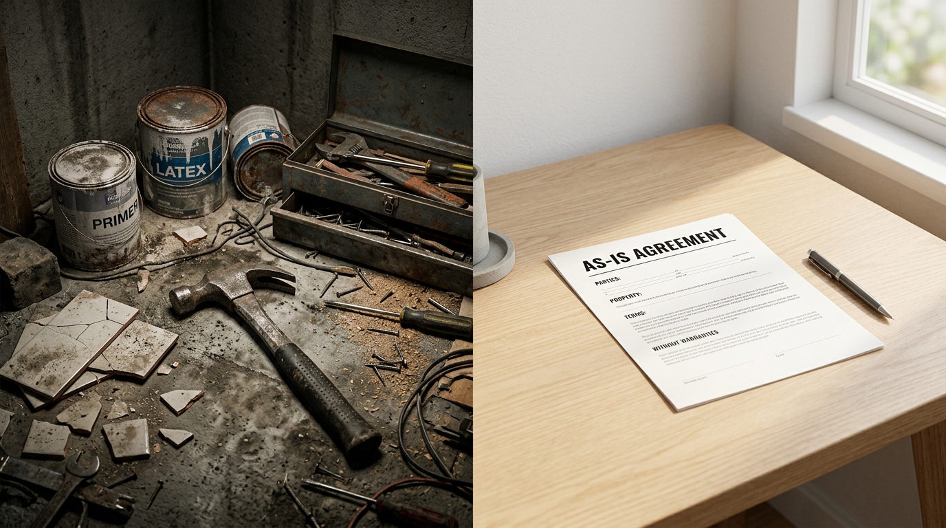 Why Our As-Is Contract Means Zero Repairs Are Required From You 1 Things Sellers Often Worry About That Are Not Your Problem in a Cash As-Is Sale