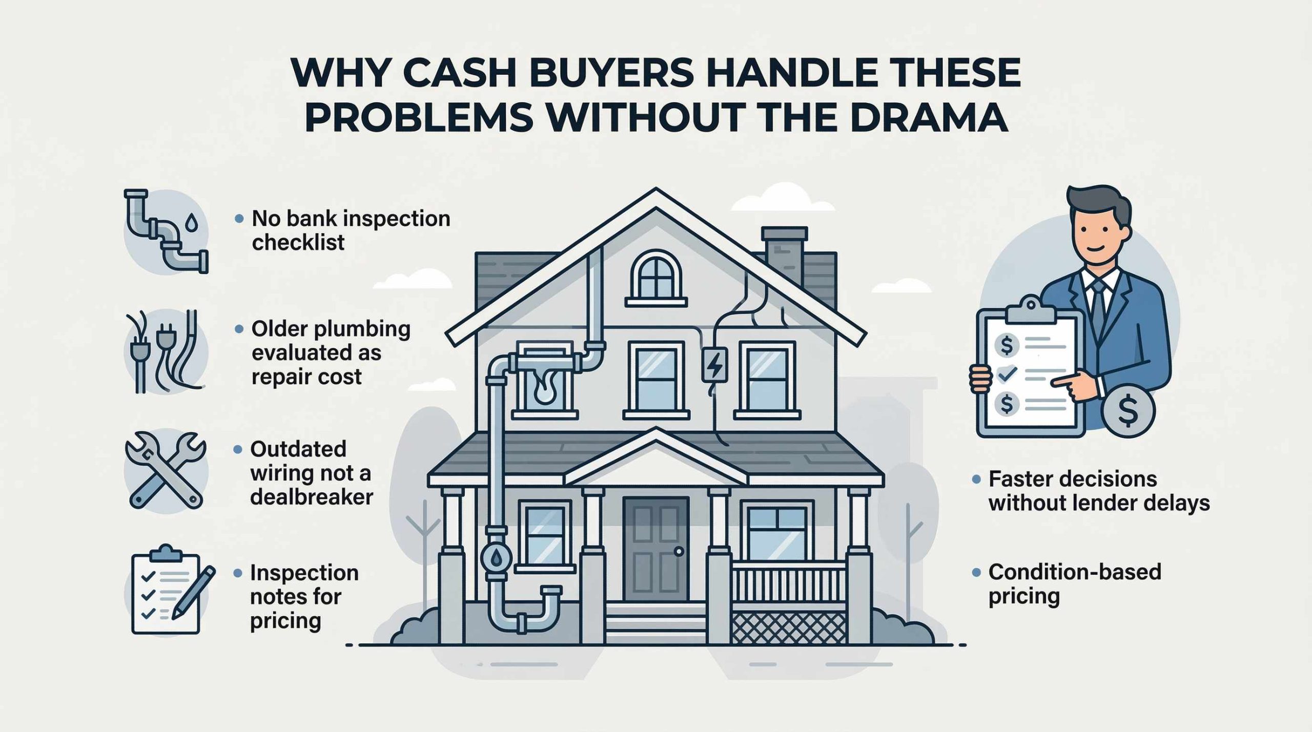 Why Cash Buyers Handle These Problems Without the Drama