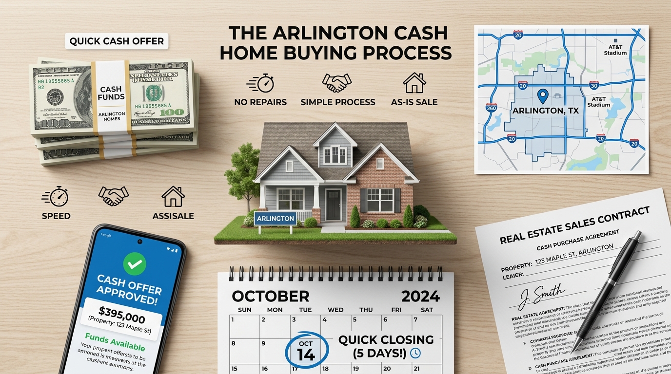 The Cash Home Buying Process in Arlington Step by Step