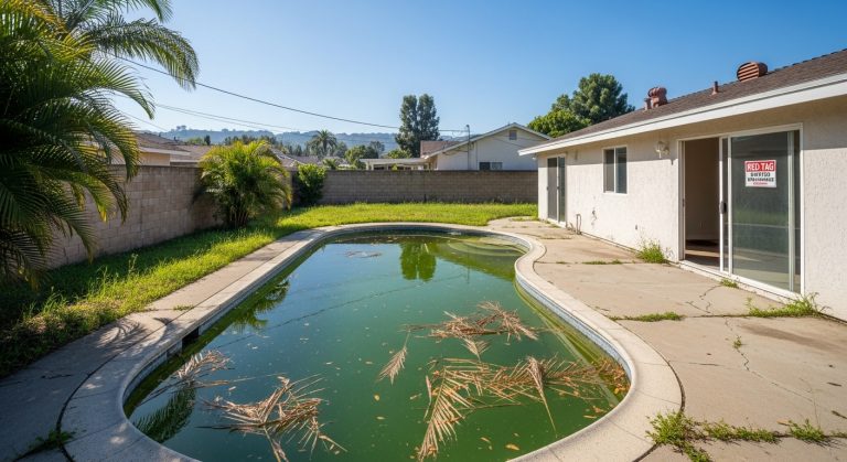 Selling a Property in LA with a Red-Tagged or Unmaintained Pool