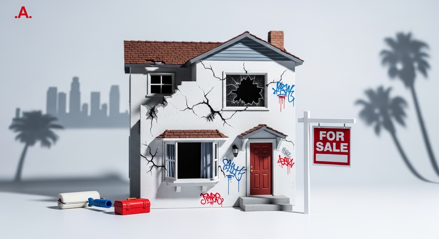 What Vandalism Damage Means for Your LA Property Sale