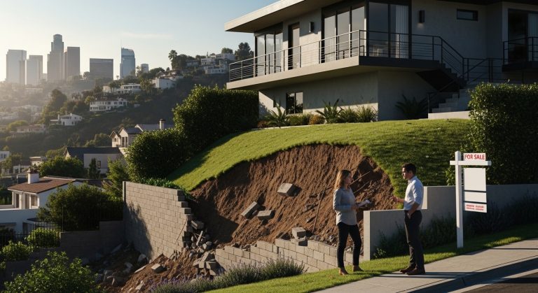 How to Sell a Property with a Failed Retaining Wall in the Hollywood Hills
