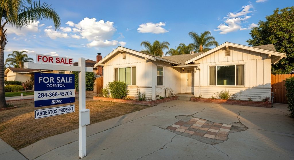 Selling a House with Asbestos Siding or Floor Tiles in Southern California