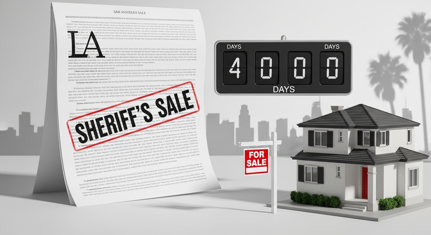 How to Sell a House Fast Before a Sheriff's Sale in LA County 1 What a Sheriff's Sale Is and How It Happens in LA County
